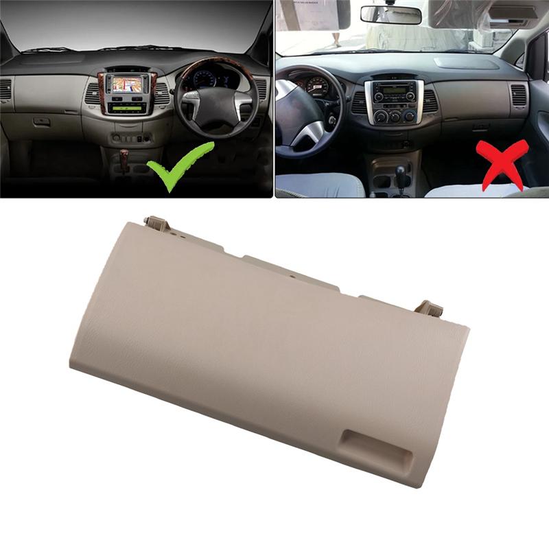 Dash Glove Box Upper Panel Cover 55440-0K040/554400K040 Beige For Toyota Innova 06- 15 Passenger Storage Box RHD