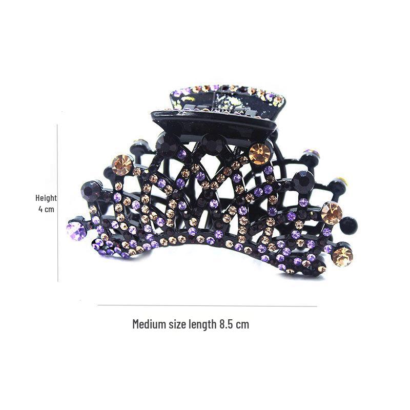 Elegant Korean Style Rhinestone Claw Clip for Updo