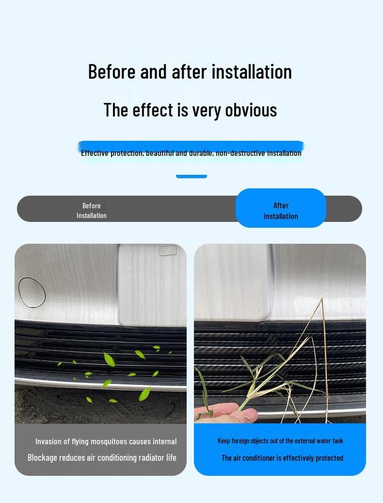 BYD Qin PLUS EV Radiator Anti-Insect & Debris Protection Net - No Disassembly Required