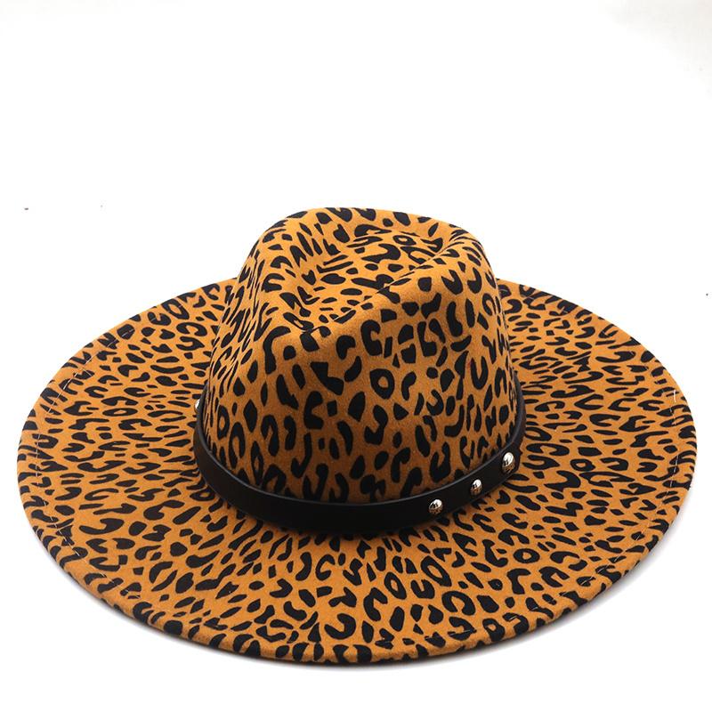 Semplice Cappello Fedora In Lana Invernale Stile Britannico Uomo Donna Tesa Larga Grande 9 cm Derby Matrimonio Chiesa Cappelli Jazz