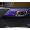 2PCS Purple ABS Interior Door Handle Decor Cover Trim for -2025 Ford Bronco