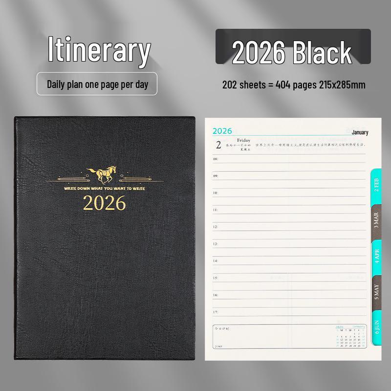 

2026 A4 Thick Diary: Time Management & Study Planner for Postgraduate Exam Efficiency
