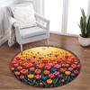 1pc home carpet colorful tulip design rug non slip office decor gift living room bedroom