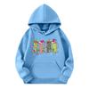 Child Fashion Lightweight Long Sleeve Pullover With Pockets  Print Hoodie