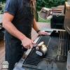Edelstahl-Rollen-Grillreiniger - Elektrisch mit Licht - Zum Entfernen von angebrannten Rückständen - Grillreinigungsbürste