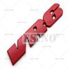 AABIN1 Styling Auto 3D VR6 Metallo Cromo Lega di Zinco Emblema Badge per Carrozzeria Adesivo per Volkswagen Golf R32 Passat CC R36 GT Touareg Phaeton