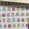 1Pcs Cute Kawaii Nails Stickers Creative Funny Mouth Monster Nail Art Sticker  Diy Waterproof Peelable Nail Stickers