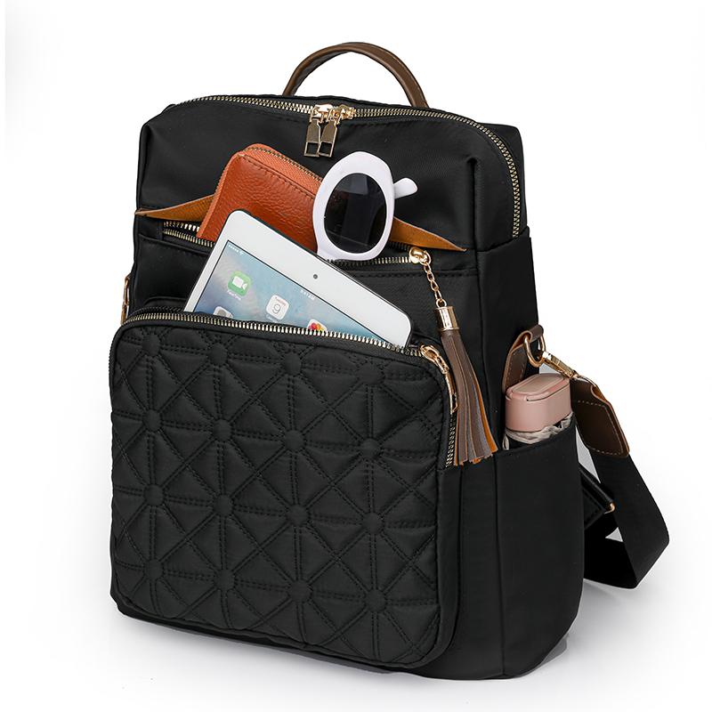 Женский противоугонный рюкзак с кисточками — фото 7