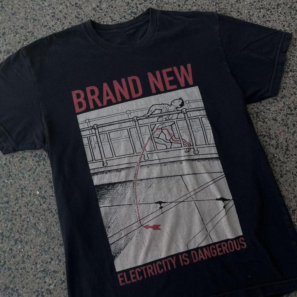 

Collection Brand New Electricity is Dangerous Black All Size T-Shirt Unisex T-Shirt XXL