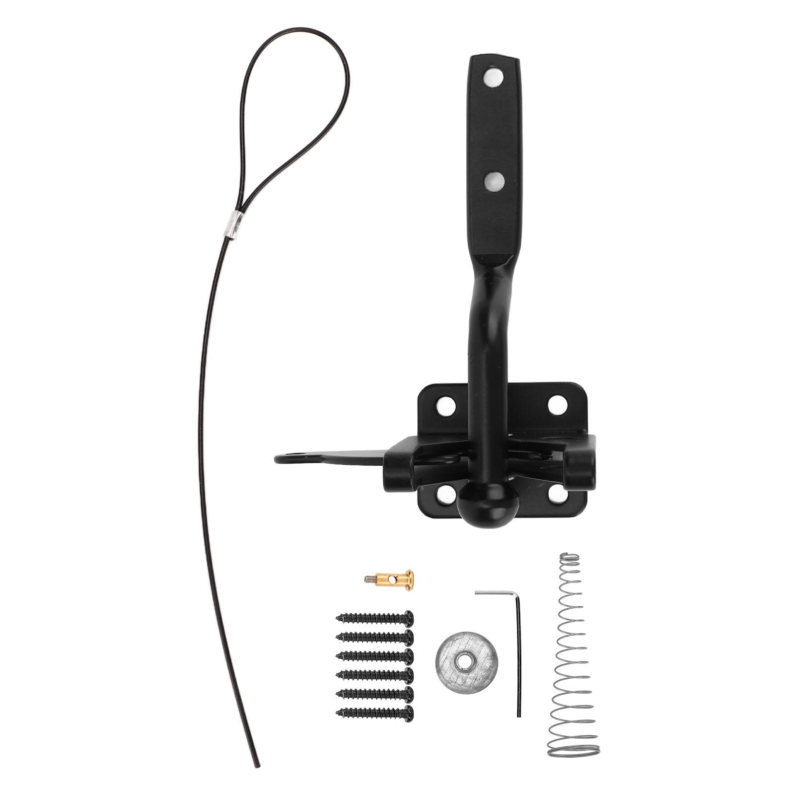 

Защелка для ограждения из углеродистой стали с пружинной защелкой для ворот, предохранительная защелка для внутренних оконных дверей, ограждений для домашних животных