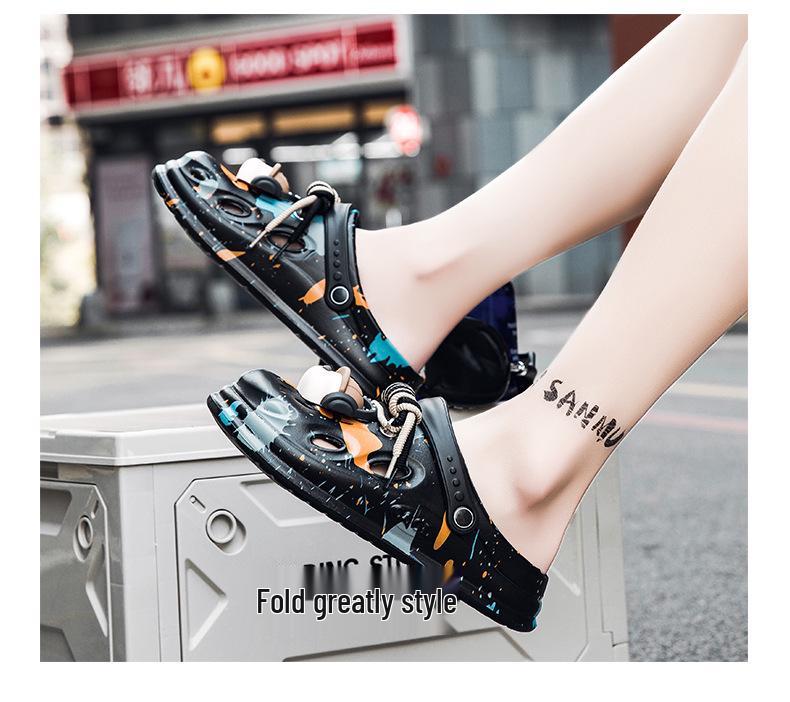 2025 Summer Hole Shoes Dog Ear Slippers - Unisex