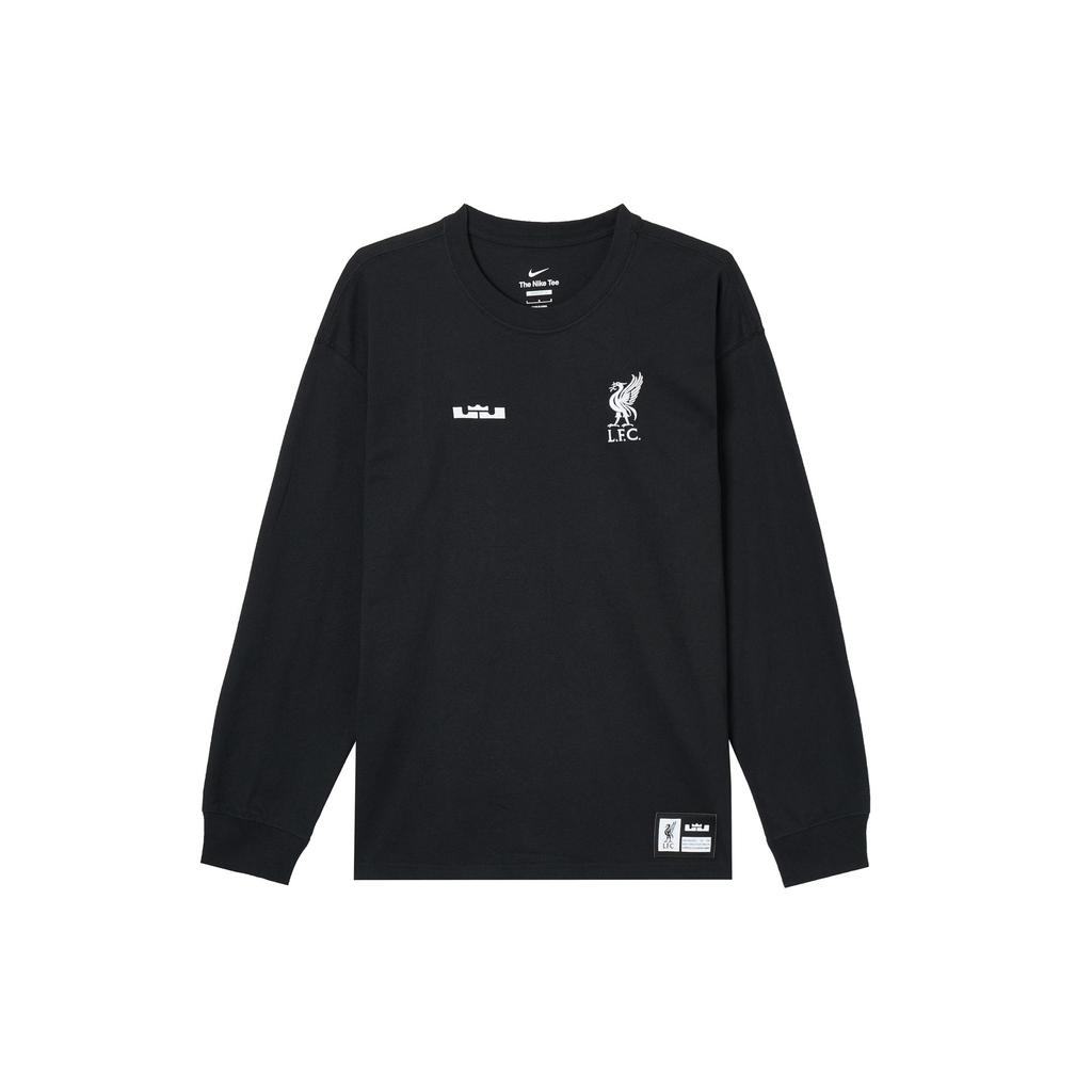 Nike x Lebron James X Liverpool Dri Fit T Shirt US Version Men's Black FD4025-010
