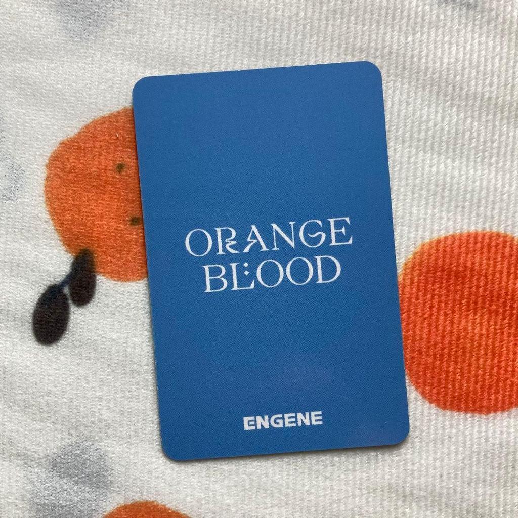 [USED] ENHYPEN Sung Hoon Public Broadcast BLOOD ORANGE Trading Card