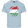 Torn Hungary Flag Hungarian Day Football Unisexs Light Cotton Tshirt