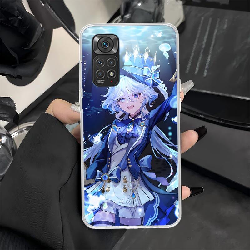 Genshin Impact Furina Phone Case for Xiaomi Redmi Note 13 12S 12 11S 14 11E Pro Plus 11 10 10S 9 9S 8 8T 5G Soft Silicone Cover