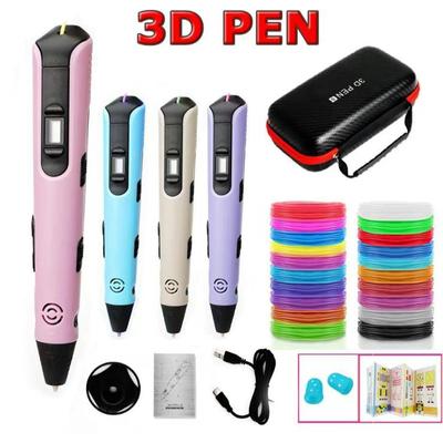 Creative 3D Pen Set (with 9m Filament &Storage Pouch), Professional 3D PrintingTool, Perfect for 3D Craft Hobbyists andDesign Professionals