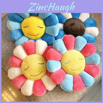 Cute And Vibrant 40cm Takashi Murakami Rainbow Flower Pillow Plush For Collectors
