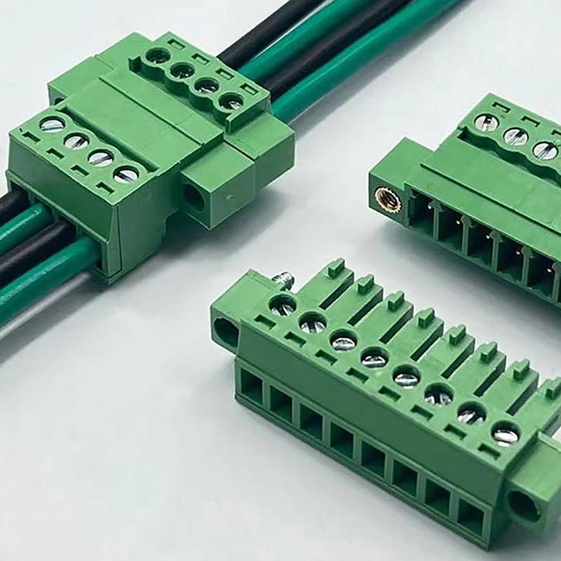1Set 15Edgwc Pitch 3,81 Mm 2P/3P/4P/5P/6P/8P/9P/10P Steckbarer Terminal Block Anschluss Jm15Edgkm 3,81 Mm Pitch