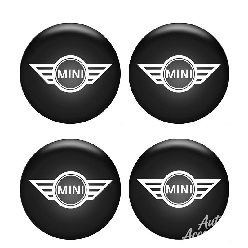 SHEJ3 20mm Car Lock Keyhole Stickers For BMW MINI Cooper One JCW F54 F55 F56 F57 F60 R50 R53 R56 R60 Key Anti-blocking Dustproof Decal