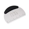 Wood-Handled Dough Scraper Board with Scale - Stainless Steel Flour and Dough Cutter