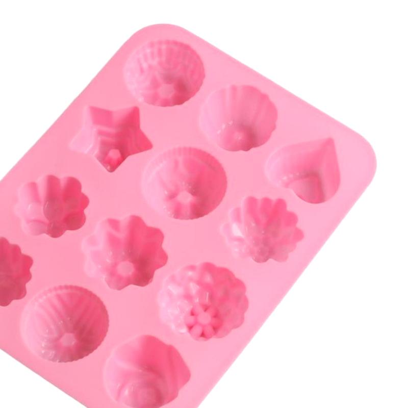 Herzförmige und grasförmige Silikonform Kuchen Gelee Süßigkeiten Schokolade Dekoration Valentinstag DIY Backwerkzeug