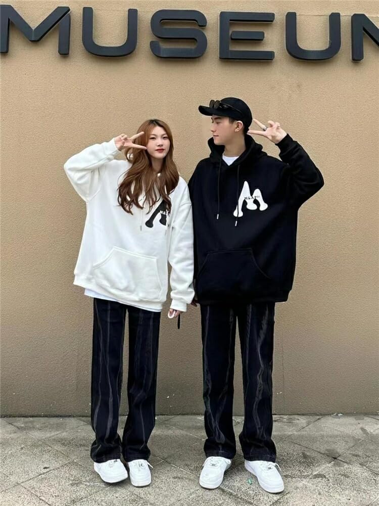 Matching Couple Fleece Matching Brand Name Couple Matching Winter Matching Matching Winter Matching Winter Matching Rabbit [Jutaopin] Hoodies,