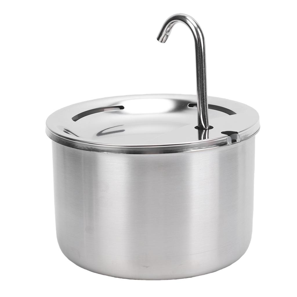 Stainless Steel Pet Water Fountain Quiet Circulating Filtration Automatic Cat Water Dispenser for Dogs Cats