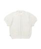 Niceghostclub Angel Shadow Half Zip Up Polo Knit_Ivory(Ng2Emuk682A)