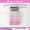 Cute Mini Calculator for Students and Office