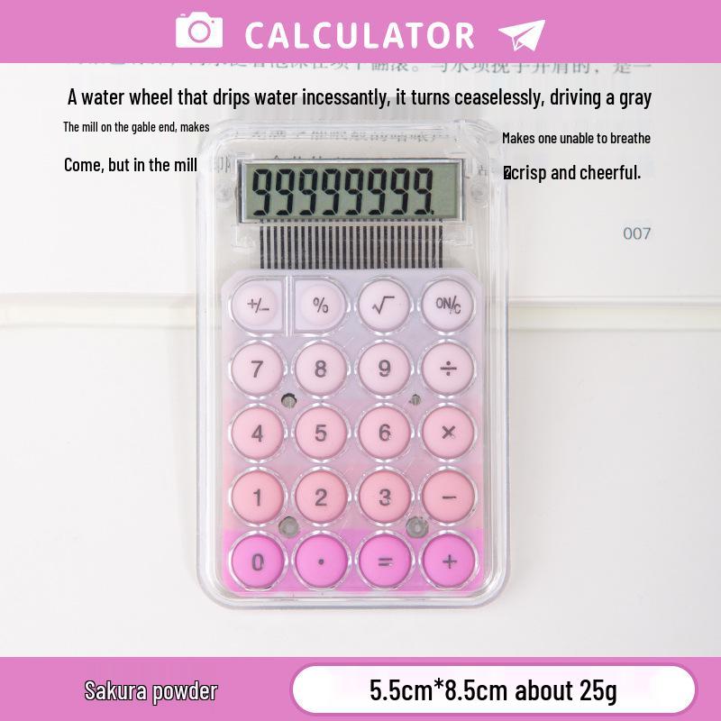 Cute Mini Calculator for Students and Office