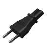2-Pin Universal-Netzkabel 2-Pin-Stecker zu IEC320 C5/C7 EU 2-Pin Stromwandler-Adapter