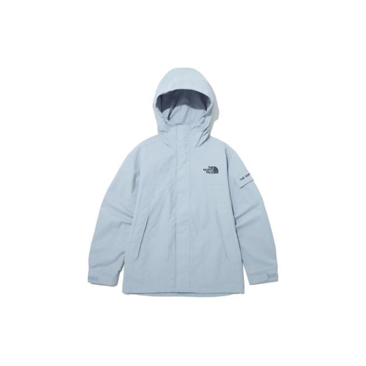 The North Face Jackets Unisex Light Blue Hooded Moderate Other NJ3BP11D