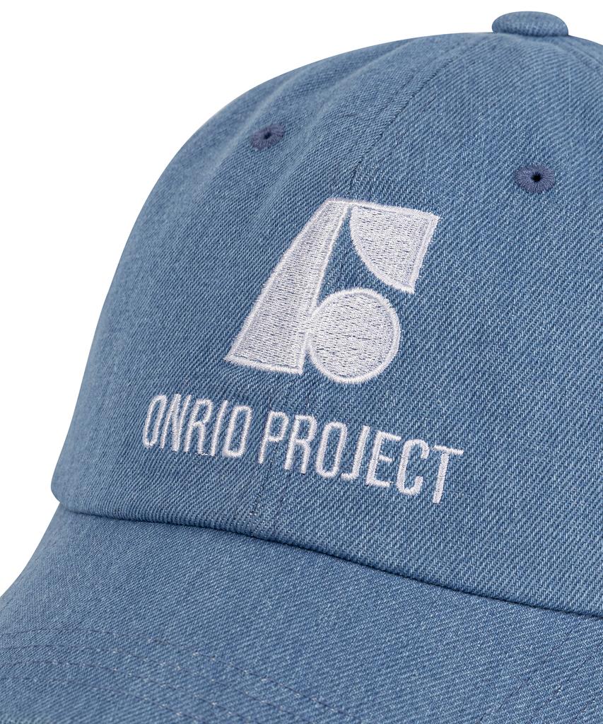 ONRIDPROJECT Denim Symbol Ball Cap - Light Blue