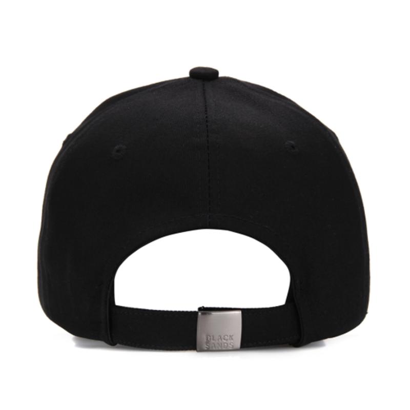 BLACK SANDS Chillax Essential Embroidered Ball Cap_Black