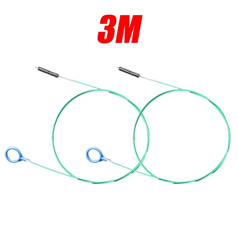 Universal Car Drain Dredge Cleaning Brush Auto Sunroof Drain Hole Clog Brush Long Hoses Cleaning Tool Drain Pipe Cleaner 3m/5m