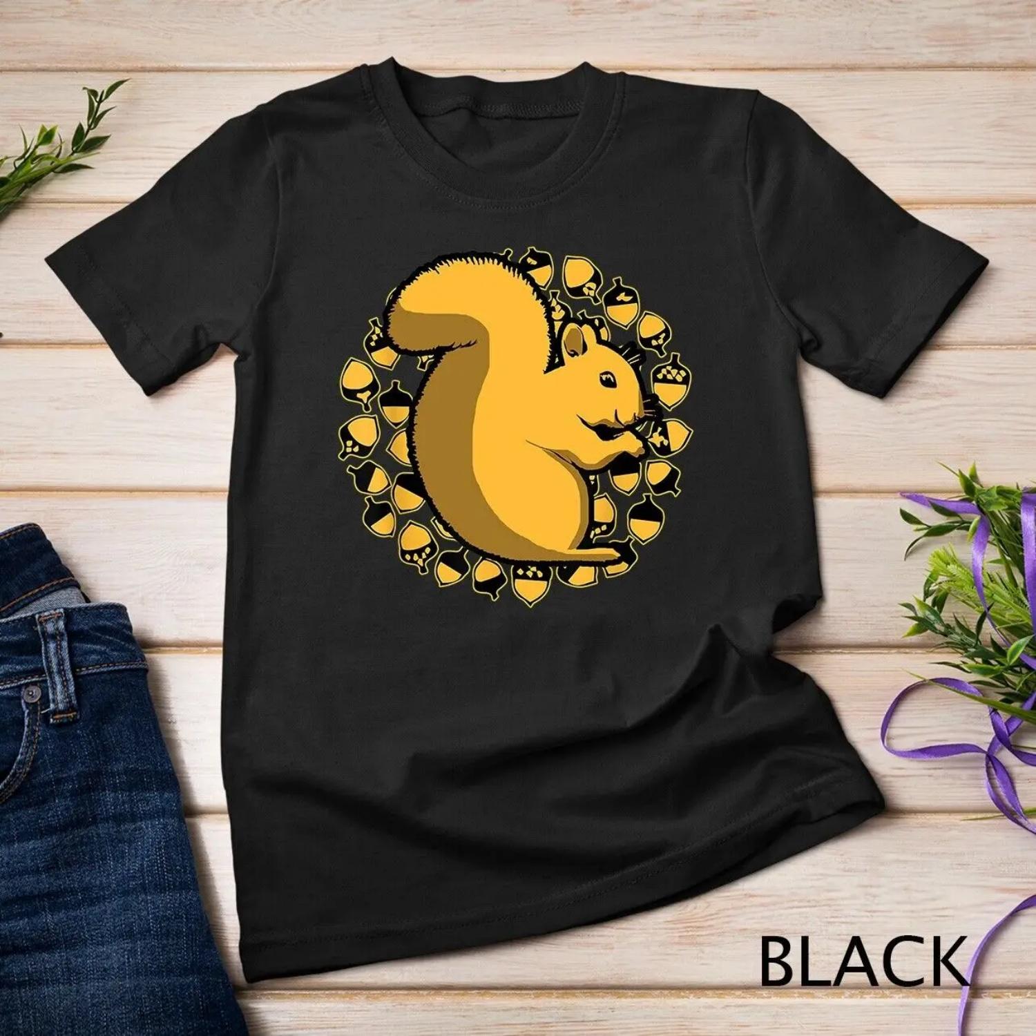 Squirrel And Nuts T shirt S чёрный