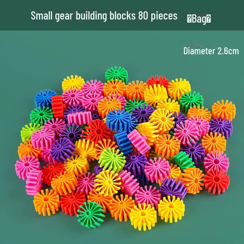 Large Particle Gear Building Blocks - Educational Toy for Boys Aged 1-6