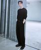 Drawfit Semi-Wide Twist Cation Pants [Black]