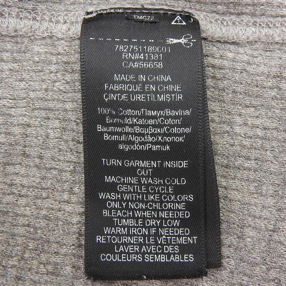 RRL Men's Thermal Henley T-Shirt, Gray, Size M Tops M grayUsed
