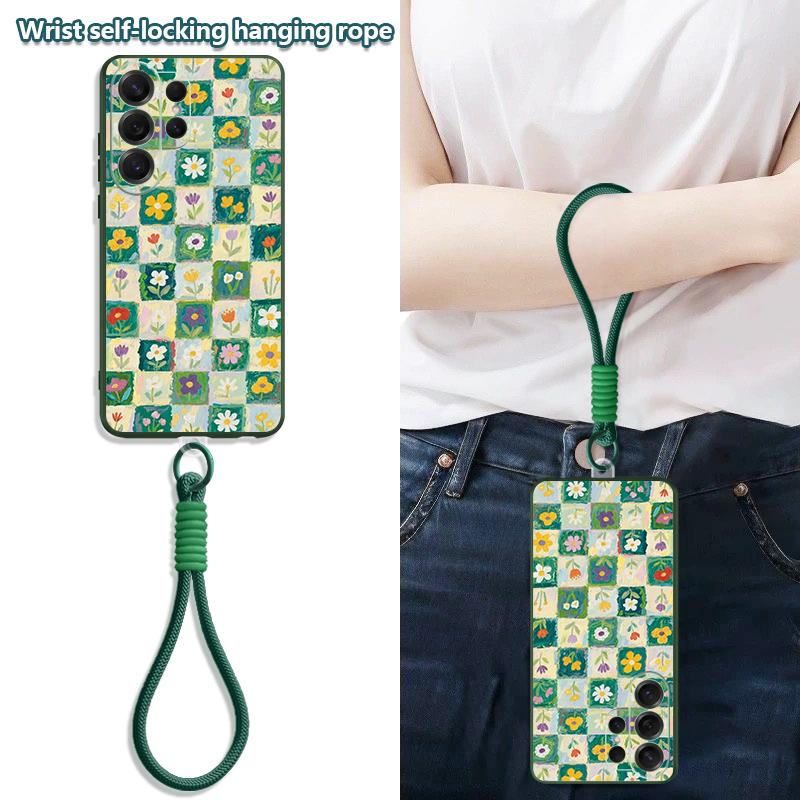 Oil Painting Flower Case For Samsung S26 Ultra S25 FE S24 S24 Plus A57 A37 A17 A56 A36 A16 A55 A35 A15 A54 5G Hybrid Magnetic Matte Cover