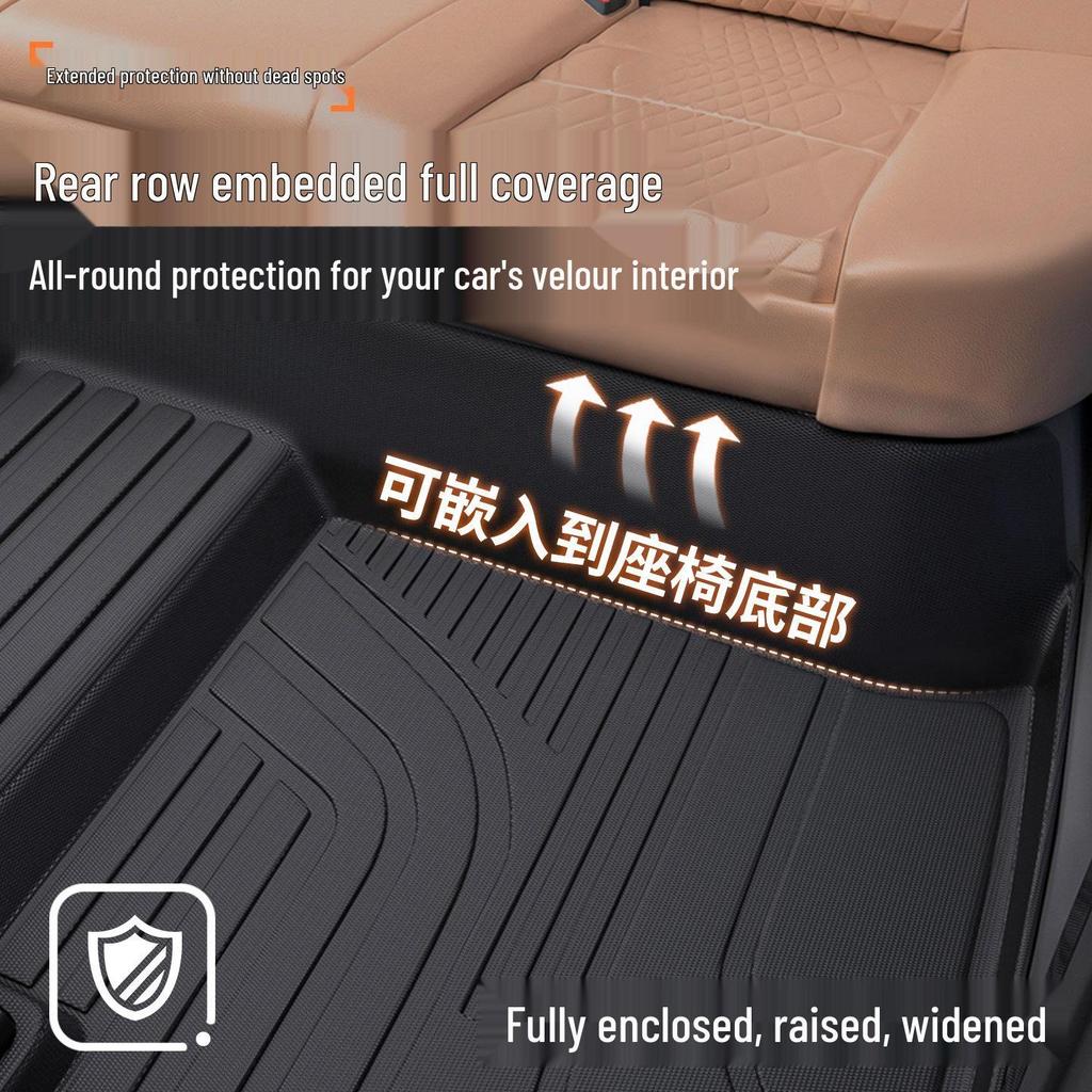 Cheliyou TPE Car Floor Mats for Nissan Sylphy, Teana, Qashqai, X-Trail, Tiida - Full Coverage Adornment