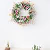 Spring Artificial Daisy Wreath Handmade Flowers Door Hanging  Home Door Wall Decor