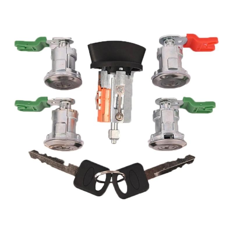 Удобный набор ключей Удобный набор ключей для замка 703369 DL5886 Замок зажигания Набор дверных замков Запчасти для автомобиля для E150 E250 1