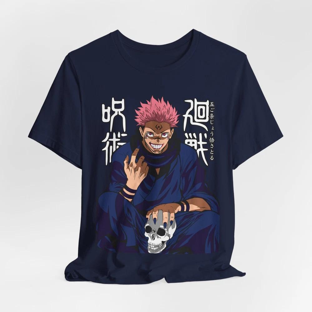 

Футболка с принтом аниме Jujutsu Kaisen, унисекс, для отаку, японская манга XXL