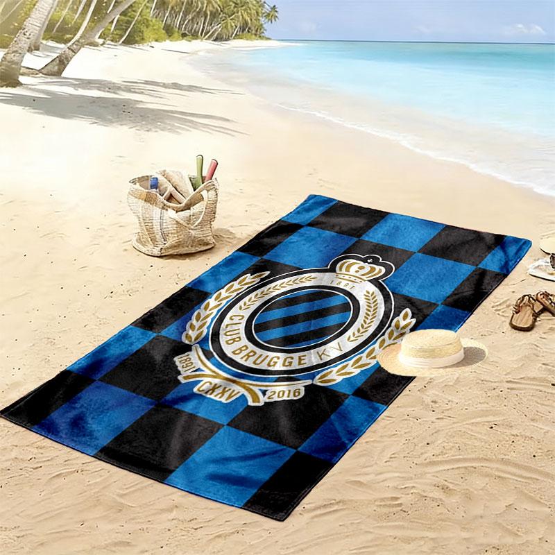 -Club Brugge KV Print Beach Towel, Large Soft Quick Dry Towel for Beach Camping Swimming