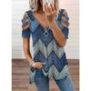 QICED Women's Fashion Casual Long Sleeve V Neck Blouses & Shirts