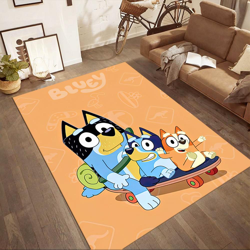 I tappeti quadrati Bluey Family Adventure sono un'ottima scelta per soggiorni, camere da letto, decorazioni per la casa e come regali.
