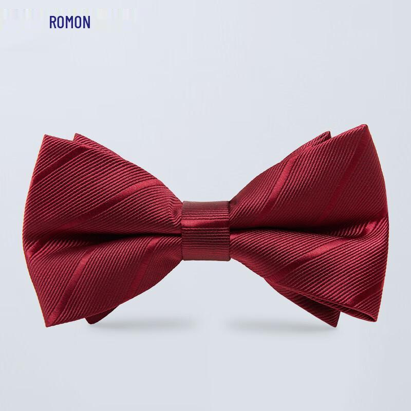 Men s Striped Formal Bow Tie
