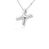 Stainless Steel 18K Gold Plated Alphabet Pendant Necklace
