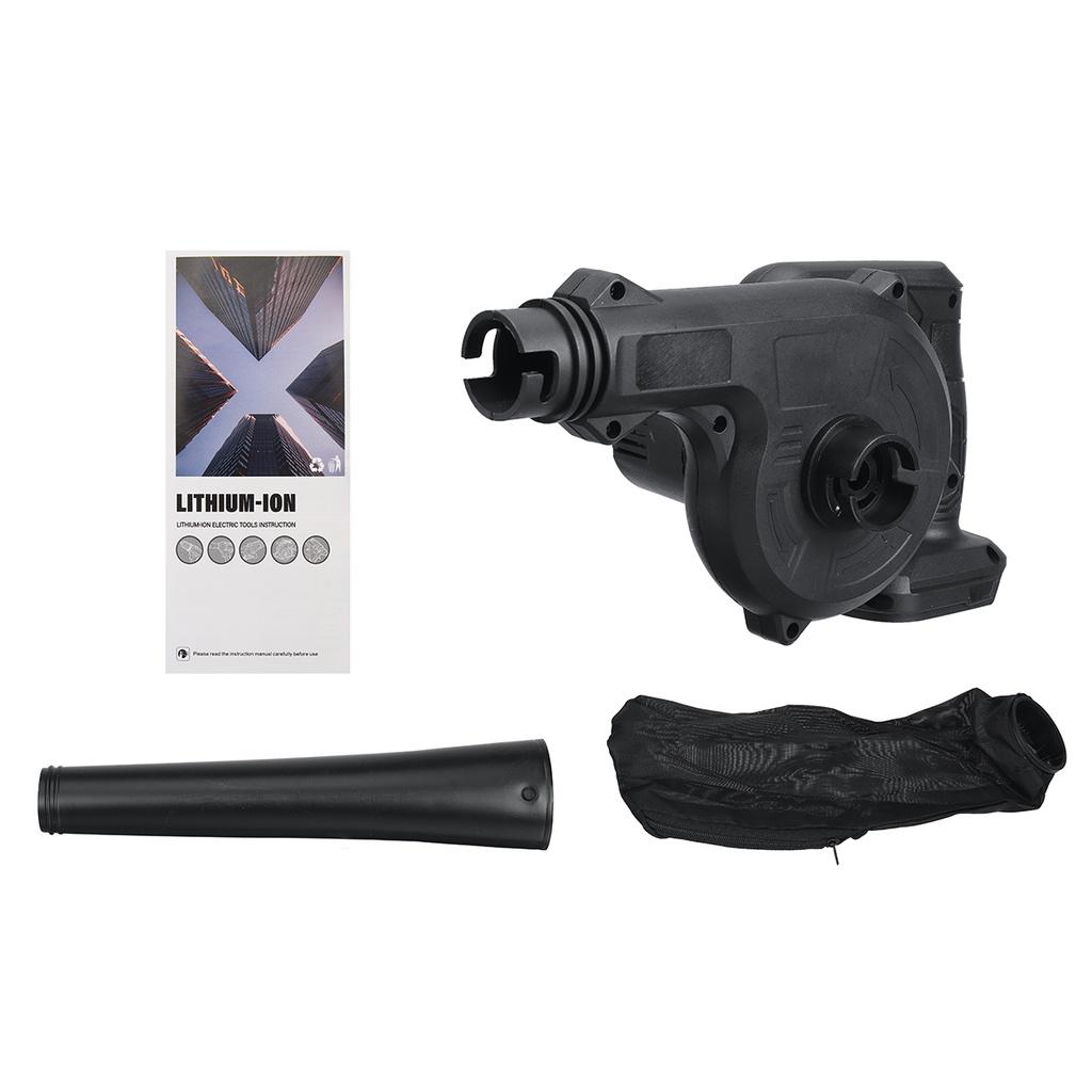 

2 в 1 2800 Вт Аккумуляторная электрическая воздуходувка Пылесос Воздуходувка Выдув и всасывание Сборщик листьев и пыли для аккумулятора Makita 18 В Only machine